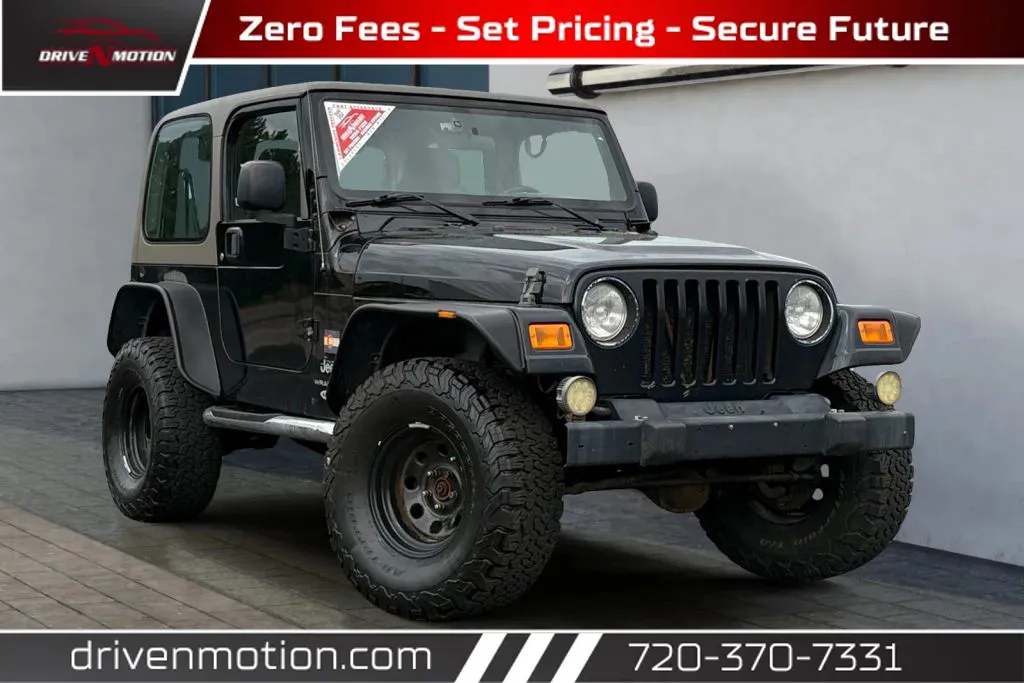 Black 2005 Jeep Wrangler Sport SUV 2D for sale in Thornton, CO