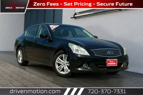 Black 2012 INFINITI G 37x Sedan 4D for sale in Thornton, CO