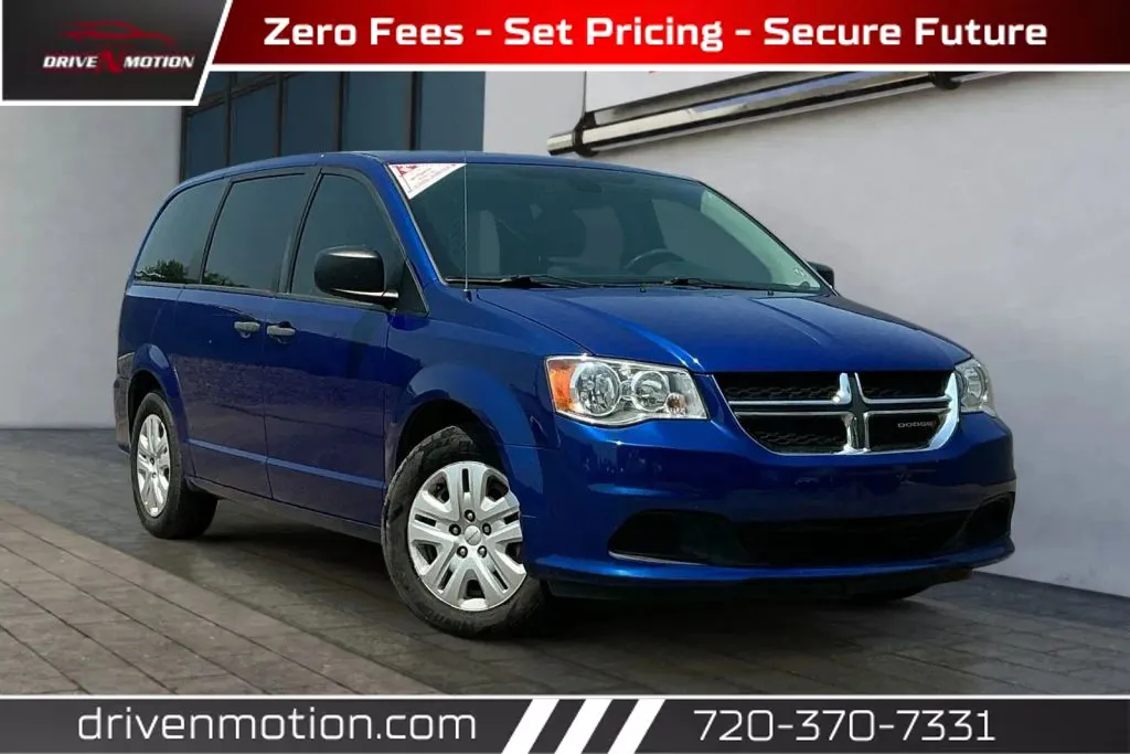 Blue 2019 Dodge Grand Caravan Passenger SE Minivan 4D for sale in Thornton, CO