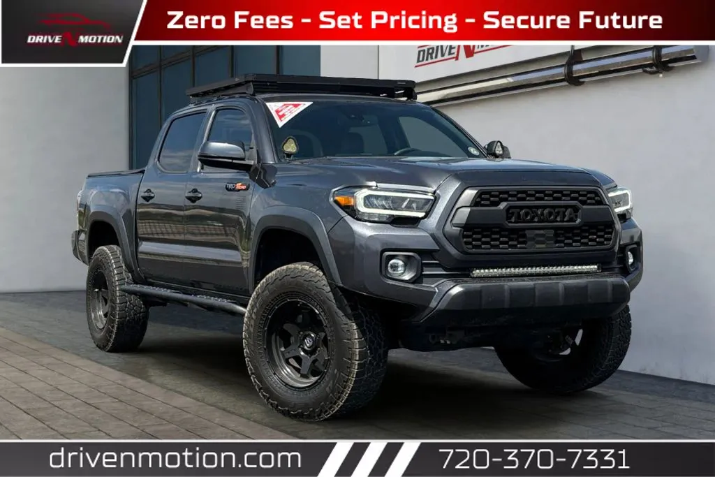 Gray 2020 Toyota Tacoma Double Cab TRD Off-Road Pickup 4D 5 ft for sale in Thornton, CO