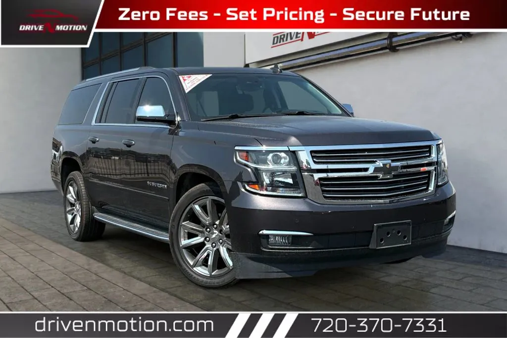 Gray 2017 Chevrolet Suburban Premier Sport Utility 4D for sale in Thornton, CO
