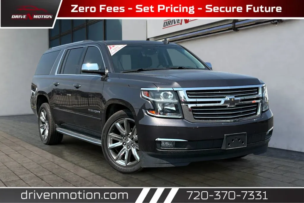 Gray 2017 Chevrolet Suburban Premier Sport Utility 4D for sale in Thornton, CO