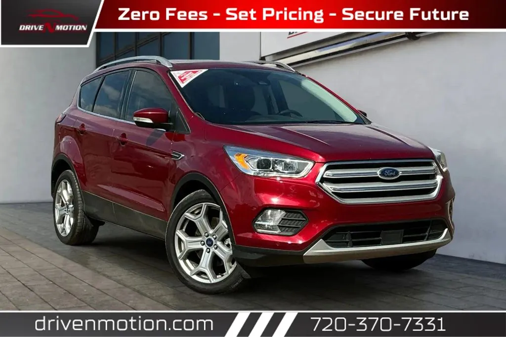 Red 2019 Ford Escape Titanium Sport Utility 4D for sale in Thornton, CO