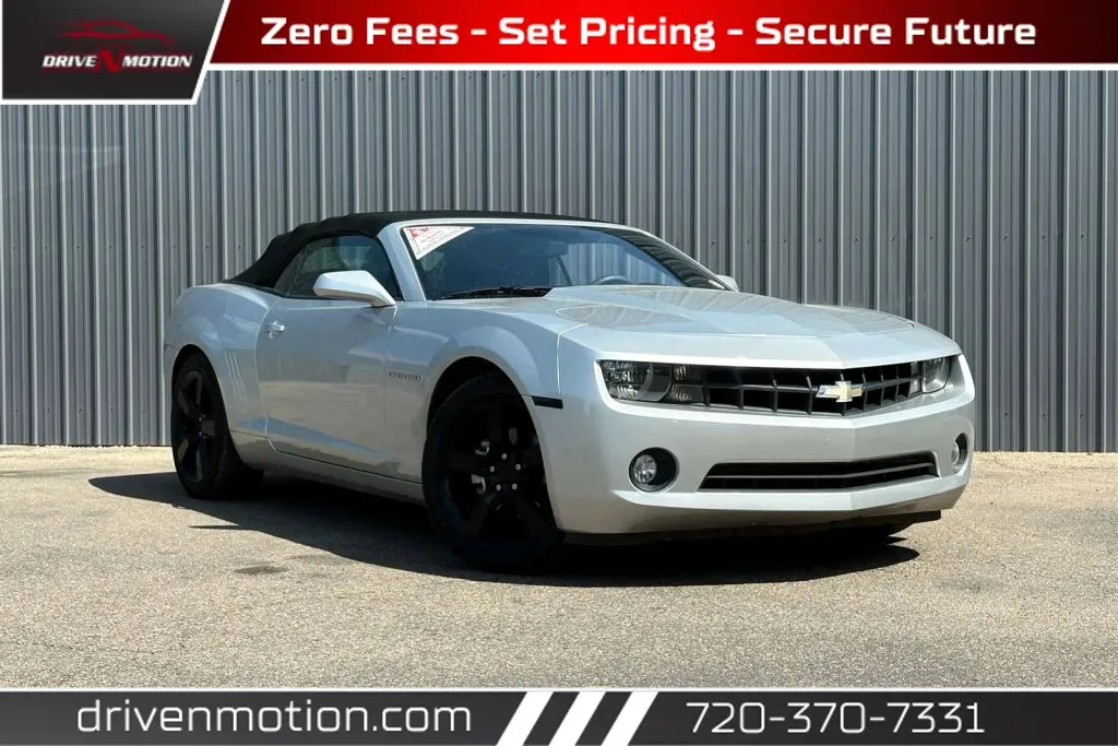 Silver 2011 Chevrolet Camaro LT Convertible 2D for sale in Thornton, CO