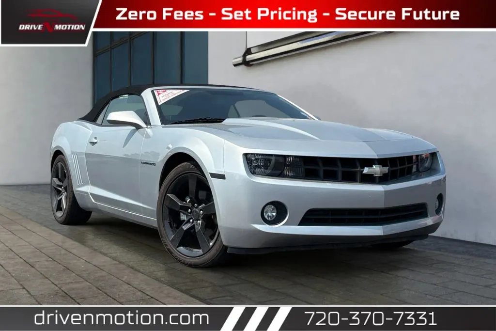 Silver 2011 Chevrolet Camaro LT Convertible 2D for sale in Thornton, CO