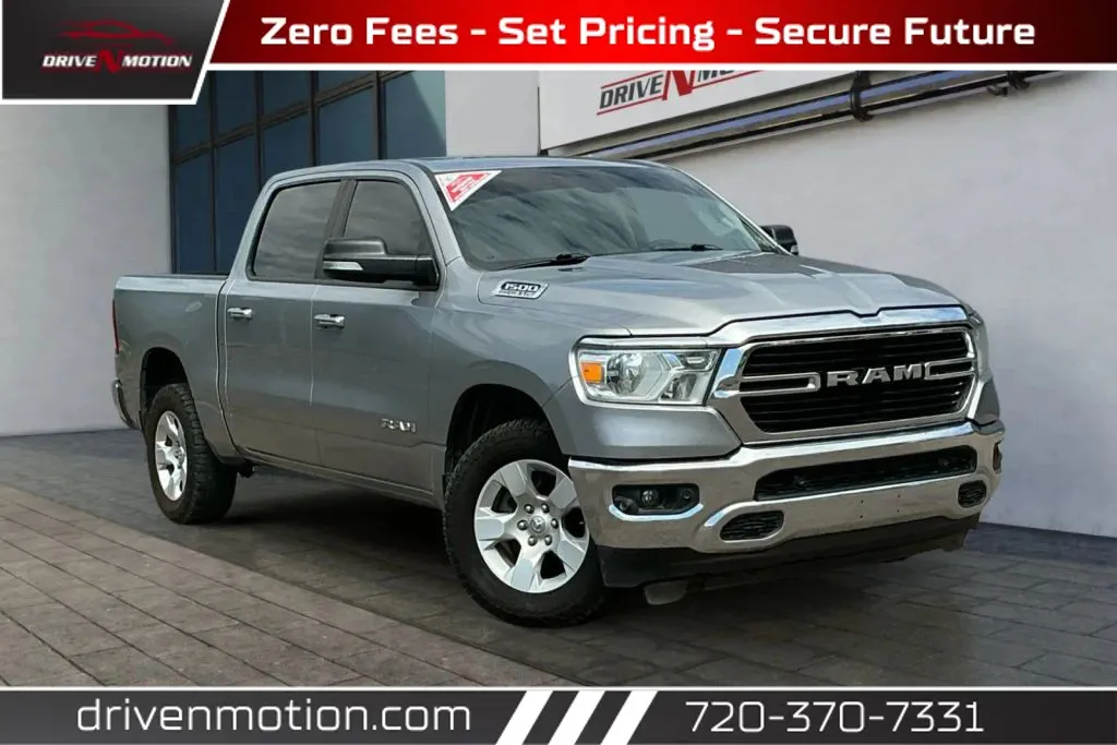Silver 2020 Ram 1500 Crew Cab Big Horn Pickup 4D 5 1/2 ft for sale in Thornton, CO
