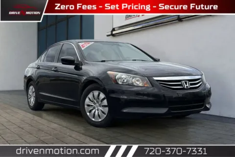 Black 2012 Honda Accord LX Sedan 4D for sale in Thornton, CO