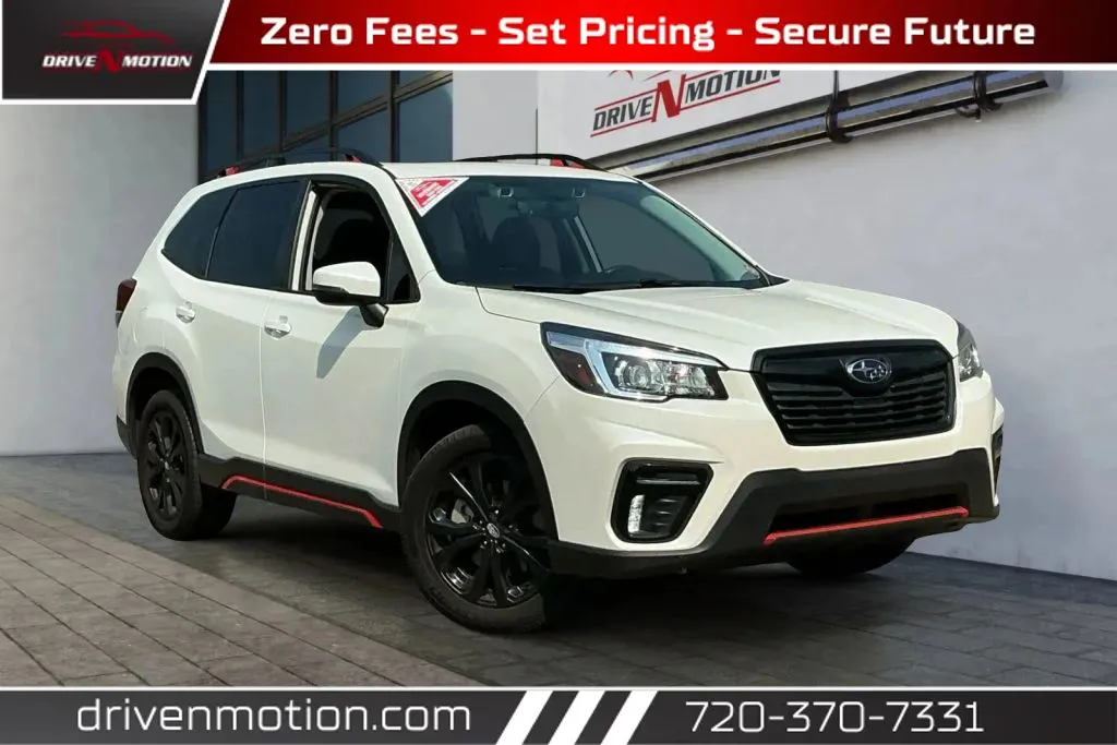White 2019 Subaru Forester Sport SUV 4D for sale in Thornton, CO