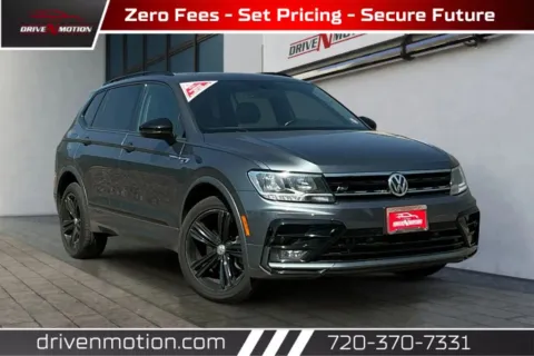 Gray 2019 Volkswagen Tiguan 2.0T SEL R-Line Jet-Black 4Motion Sport Utility 4D for sale in Thornton, CO