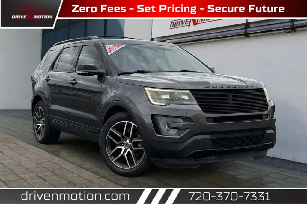 Gray 2017 Ford Explorer Sport SUV 4D for sale in Thornton, CO