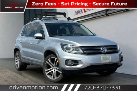 Silver 2017 Volkswagen Tiguan 2.0T SEL 4Motion Sport Utility 4D for sale in Thornton, CO