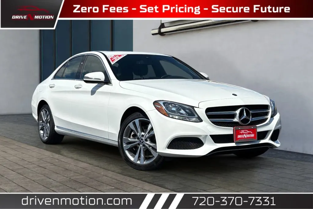 White 2018 Mercedes-Benz C-Class C 300 4MATIC Sedan 4D for sale in Thornton, CO