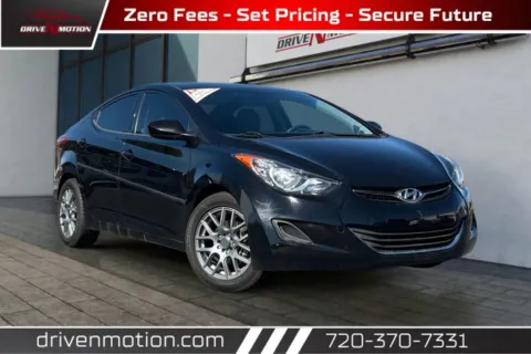 Black 2013 Hyundai Elantra GLS Sedan 4D for sale in Thornton, CO