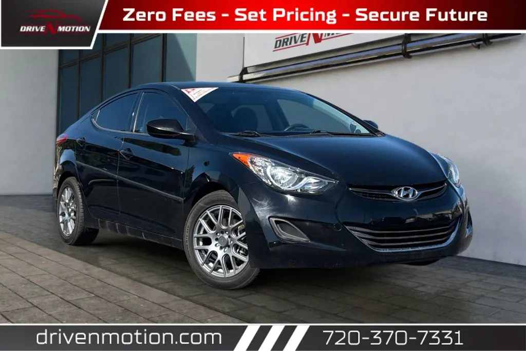 Black 2013 Hyundai Elantra GLS Sedan 4D for sale in Thornton, CO