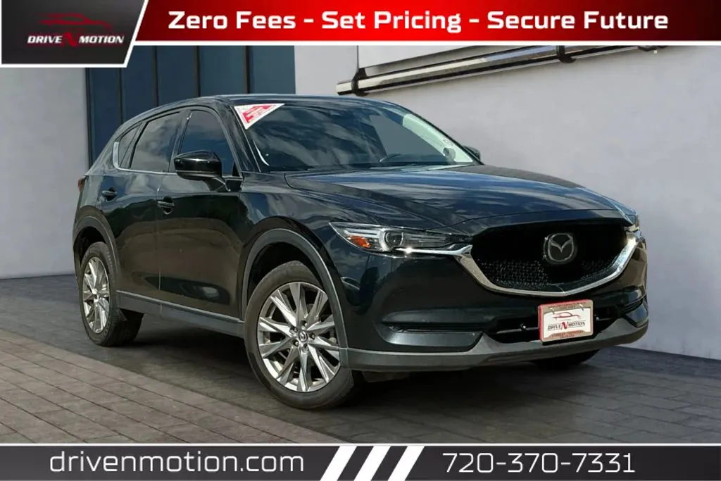 Black 2021 MAZDA CX-5 Grand Touring Sport Utility 4D for sale in Thornton, CO