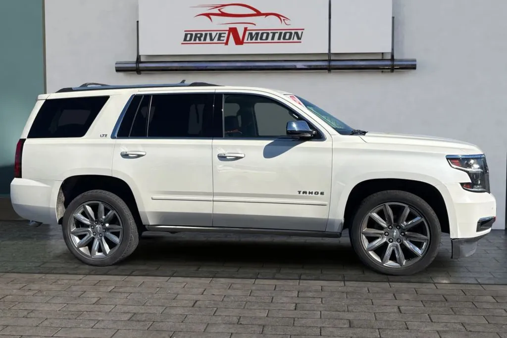 Another view of 2015 Chevrolet Tahoe LTZ Sport Utility 4D for sale in Thornton, CO at Drive N-Motion Thornton