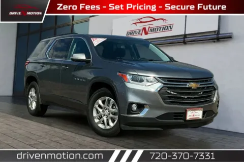 Silver 2021 Chevrolet Traverse LT Sport Utility 4D for sale in Thornton, CO