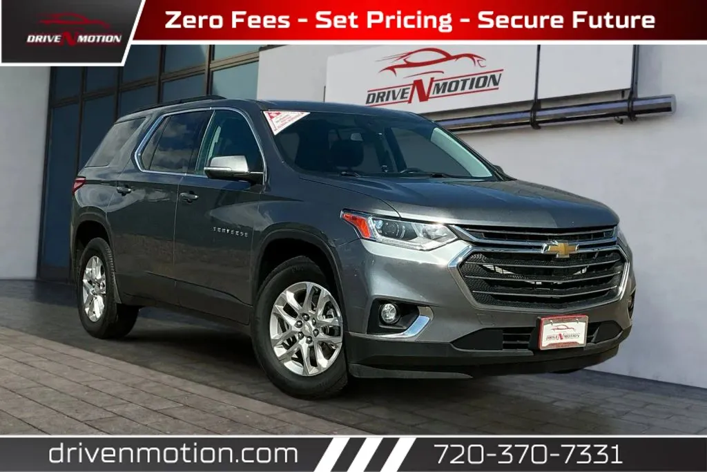 Silver 2021 Chevrolet Traverse LT Sport Utility 4D for sale in Thornton, CO