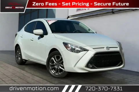 White 2019 Toyota Yaris L Sedan 4D for sale in Thornton, CO