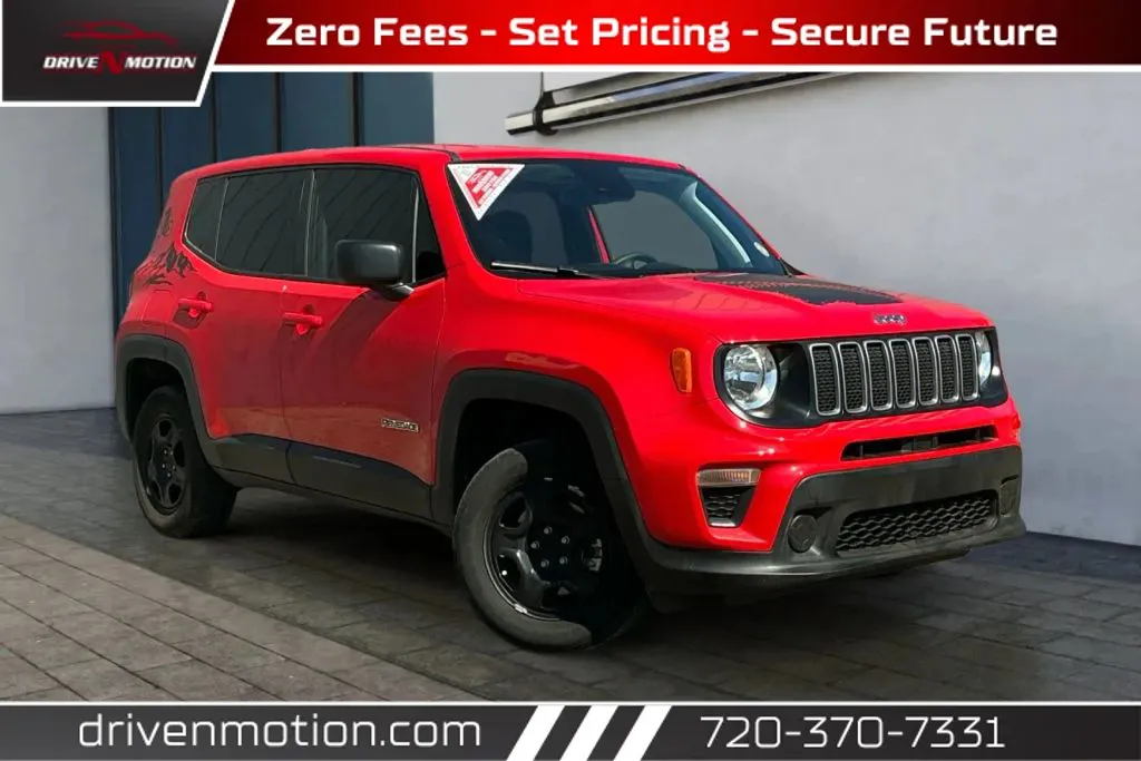 Red 2022 Jeep Renegade Sport SUV 4D for sale in Thornton, CO