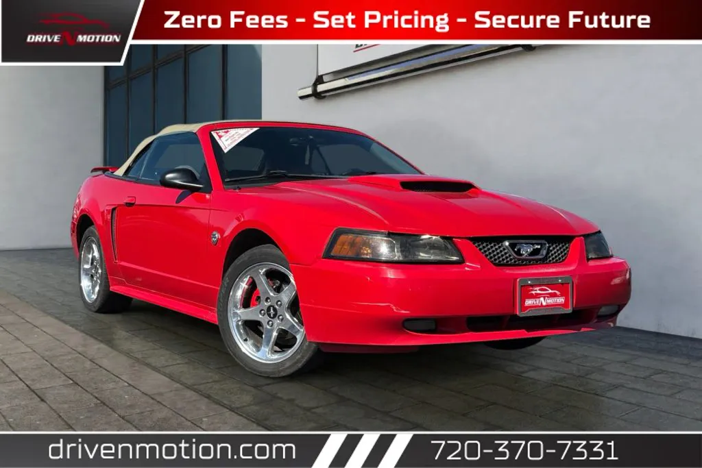 Red 2004 Ford Mustang GT Deluxe Convertible 2D for sale in Thornton, CO