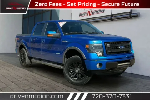 Blue 2013 Ford F-150 SuperCrew Cab FX4 Pickup 4D 5 1/2 ft for sale in Thornton, CO