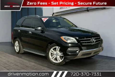 Black 2014 Mercedes-Benz M-Class ML 350 4MATIC Sport Utility 4D for sale in Thornton, CO