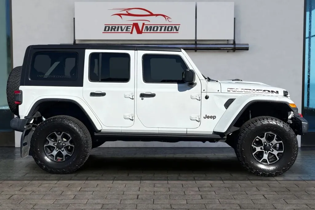 Another view of 2018 Jeep Wrangler Unlimited All New Rubicon Sport Utility 4D for sale in Thornton, CO at Drive N-Motion Thornton