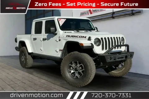 White 2021 Jeep Gladiator Rubicon Pickup 4D 5 ft for sale in Thornton, CO