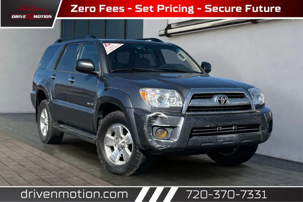 Black 2008 Toyota 4Runner SR5 Sport Utility 4D for sale in Thornton, CO