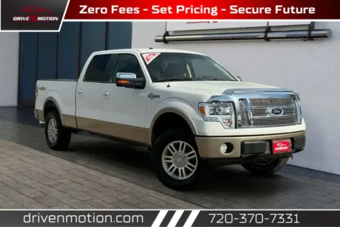 White 2011 Ford F-150 SuperCrew Cab King Ranch Pickup 4D 6 1/2 ft for sale in Thornton, CO