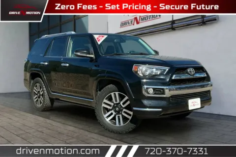 Black 2016 Toyota 4Runner Limited Sport Utility 4D for sale in Thornton, CO