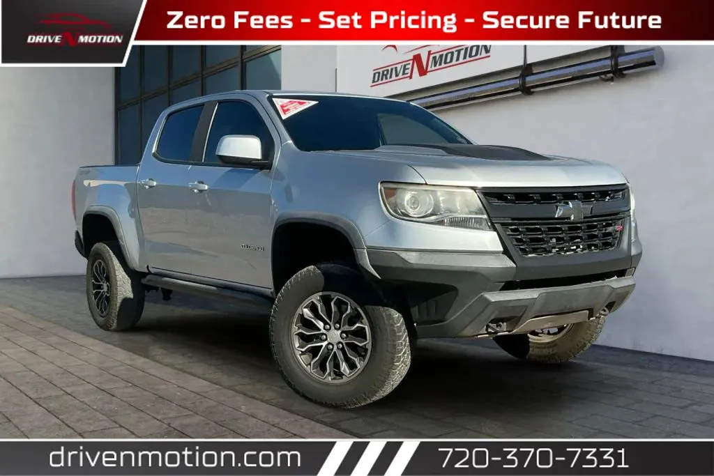 Silver 2018 Chevrolet Colorado Crew Cab ZR2 Pickup 4D 5 ft for sale in Thornton, CO
