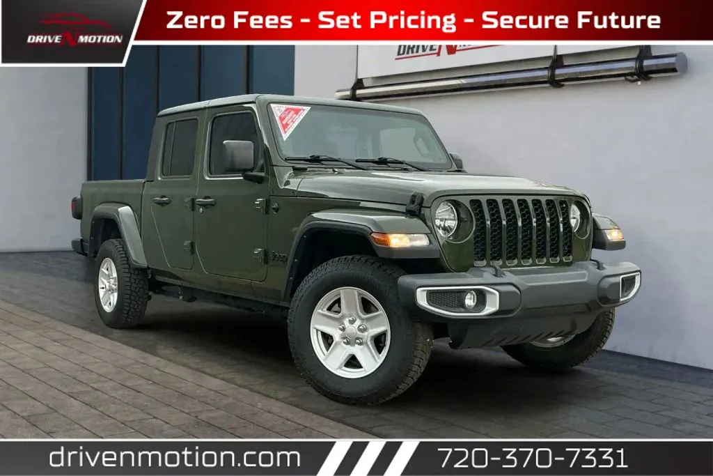 Green 2022 Jeep Gladiator Sport S Pickup 4D 5 ft for sale in Thornton, CO