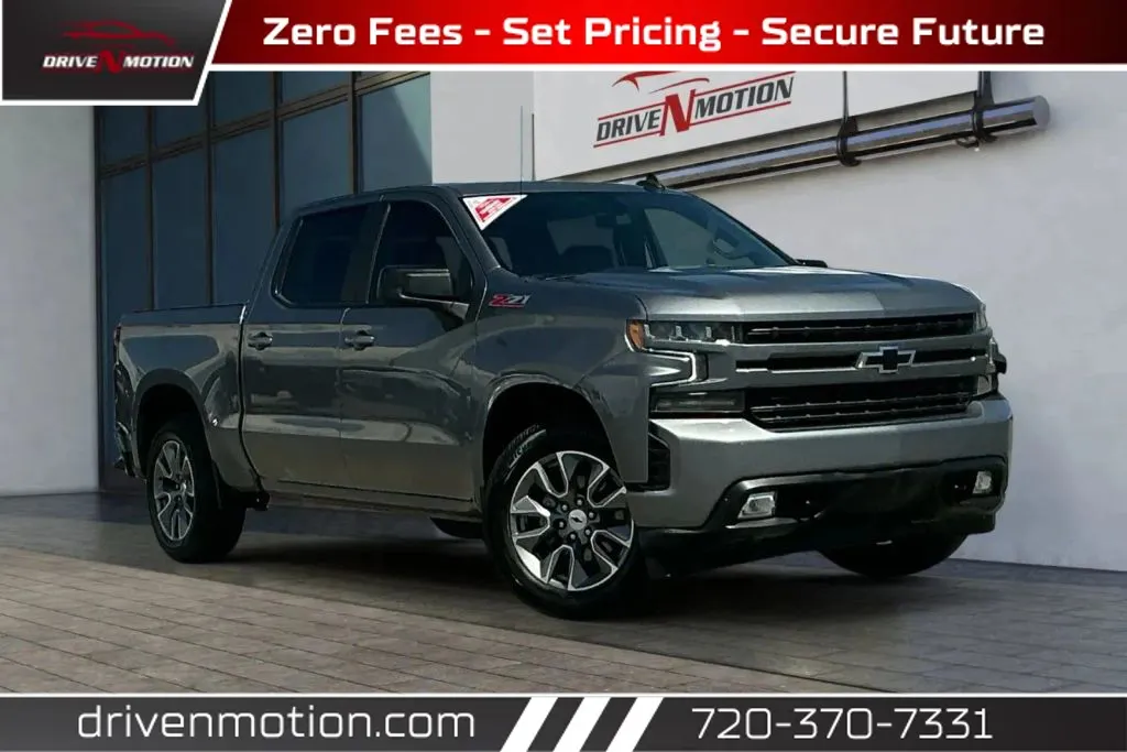 Gray 2021 Chevrolet Silverado 1500 Crew Cab RST Pickup 4D 5 3/4 ft for sale in Thornton, CO