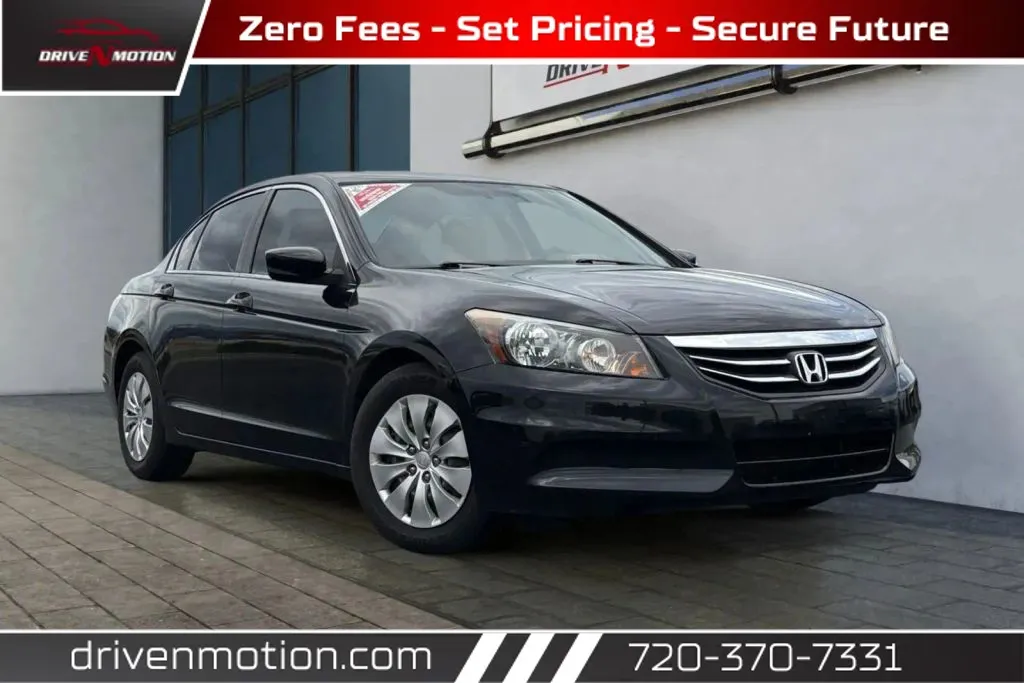 Black 2012 Honda Accord LX Sedan 4D for sale in Thornton, CO