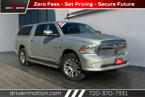 Silver 2014 Ram 1500 Crew Cab Laramie Limited Pickup 4D 5 1/2 ft for sale in Thornton, CO