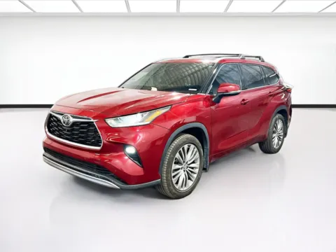Red 2022 Toyota Highlander Platinum for sale in Chandler, AZ