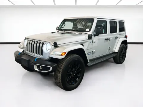 Silver 2023 Jeep Wrangler 4xe Sahara for sale in Chandler, AZ