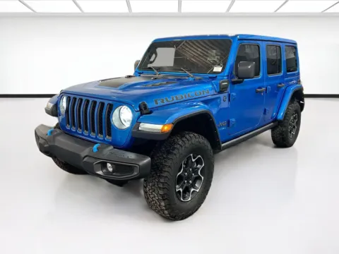 Blue 2022 Jeep Wrangler 4xe Unlimited Rubicon for sale in Chandler, AZ