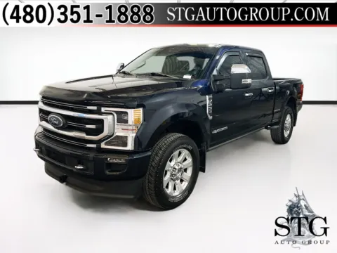 Blue 2021 Ford Super Duty F-250 SRW Platinum for sale in Chandler, AZ