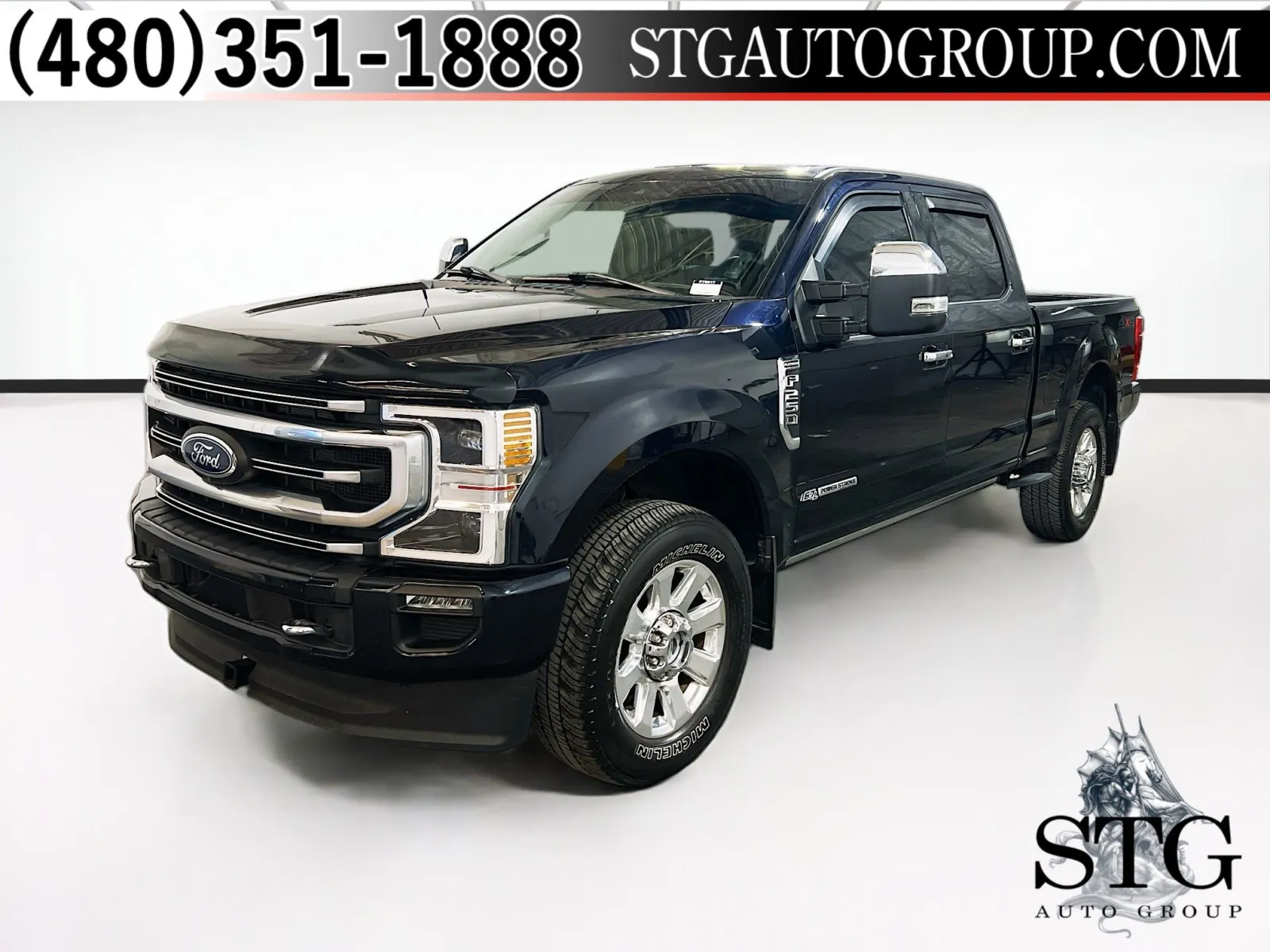 Blue 2021 Ford Super Duty F-250 SRW Platinum for sale in Chandler, AZ