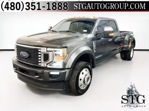 Gray 2020 Ford Super Duty F-450 DRW Platinum for sale in Chandler, AZ