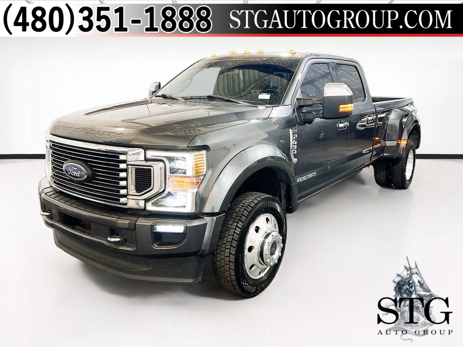 Gray 2020 Ford Super Duty F-450 DRW Platinum for sale in Chandler, AZ