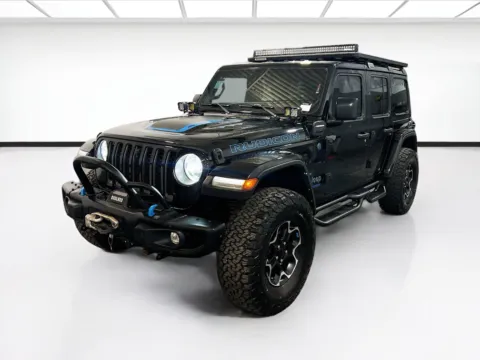Black 2022 Jeep Wrangler 4xe Unlimited Rubicon for sale in Chandler, AZ