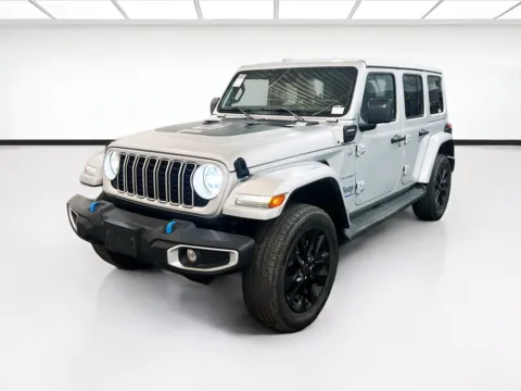 Silver 2024 Jeep Wrangler 4xe Sahara for sale in Chandler, AZ