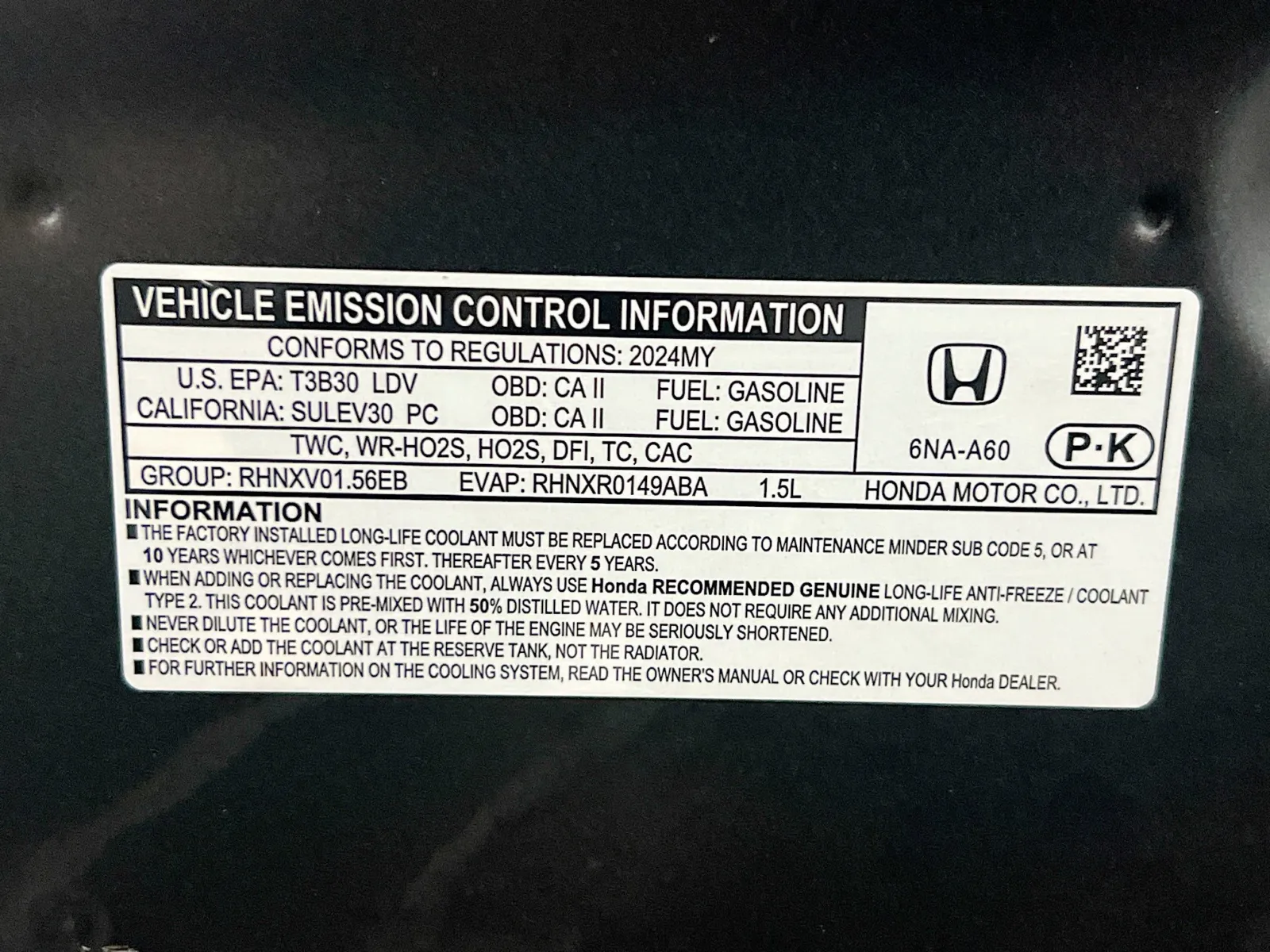 2024 Honda Accord EX - Photo 21