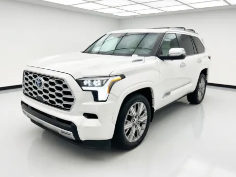 White 2024 Toyota Sequoia Capstone for sale in Chandler, AZ