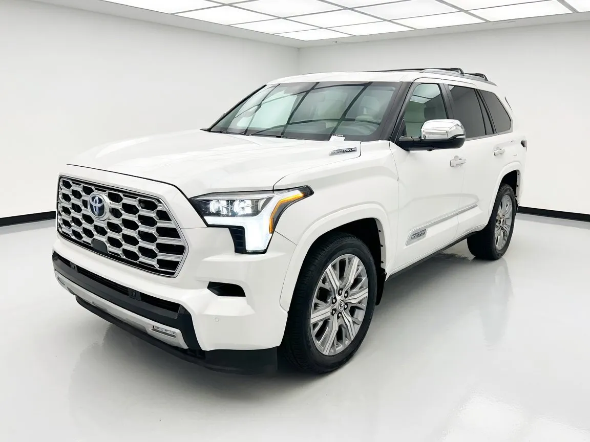 White 2024 Toyota Sequoia Capstone for sale in Chandler, AZ