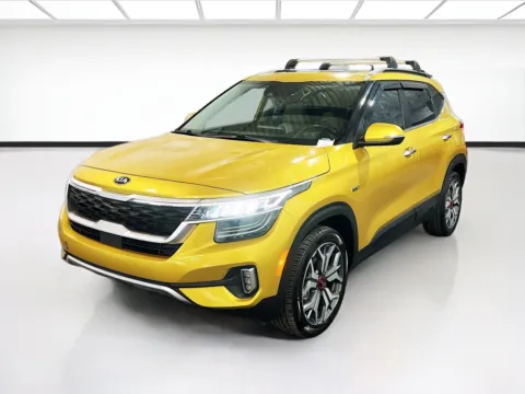 Yellow 2021 Kia Seltos SX for sale in Chandler, AZ